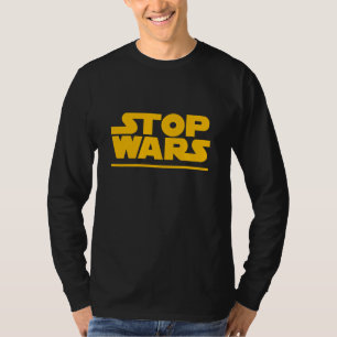 Camiseta Logotipo Paródia Stop Wars