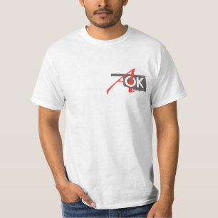 Camiseta Logotipo pequeno variável da cor/estilo AOK