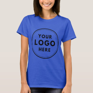 Camiseta Logotipo Personalizado Azul - Empresa
