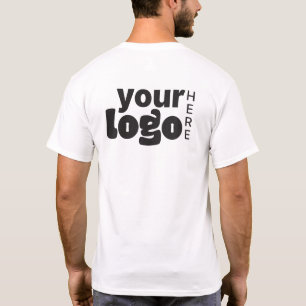 Camiseta Logotipo personalizado comercial Empresa com marca