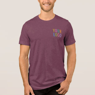 Camiseta Logotipo personalizado da Camisa-T Premium Masculi