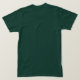 Camiseta Logotipo personalizado de golfe na moda em verde (Verso do Design)
