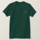 Camiseta Logotipo personalizado de golfe na moda em verde (Frente do Design)
