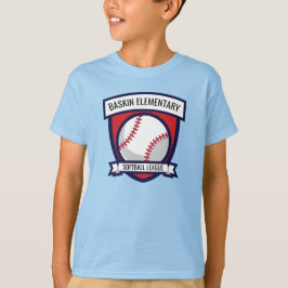 Camiseta Logotipo Personalizado de Softbol Beisebol