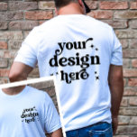 Camiseta Logotipo personalizado do Design frontal e traseir<br><div class="desc">Esta camisa personalizada de três blend personalizada de logotipo frontal e Design traseiro oferece uma maneira elegante e profissional de mostrar sua marca. Quer você esteja representando uma empresa, uma equipe ou um projeto pessoal, esta camisa fornece a canvas perfeita para o seu logotipo personalizado. Com a opção de adicionar...</div>