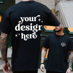Camiseta Logotipo personalizado do Design frontal e traseir<br><div class="desc">Esta camiseta personalizada do logotipo frontal e Design traseiro é a maneira perfeita de mostrar sua marca com um toque profissional. Com opções personalizáveis de design frontal e traseira, você pode adicionar facilmente o logotipo de sua empresa ou equipe para fazer uma declaração. Quer você esteja procurando camisas de negócios...</div>