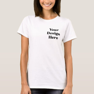 Camiseta Logotipo personalizado do Design frontal e traseir