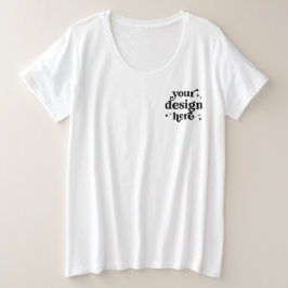 Camiseta Logotipo personalizado do Design frontal e traseir