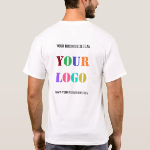 Camiseta Logotipo personalizado e Promocional de texto Cami