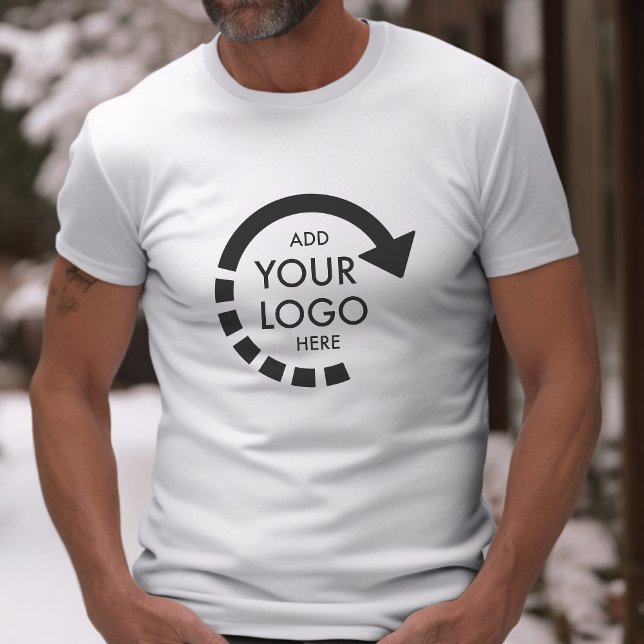Camiseta Logotipo personalizado Funcionarios da empresa (Criador carregado)