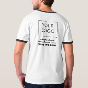 Camiseta Logotipo personalizado profissional Pequena empres