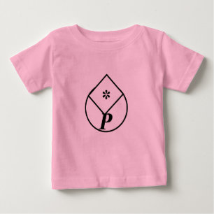 Camiseta Logotipo personalizado simples e elegante aqui, em