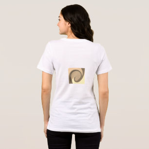 Camiseta Logotipo personalizado simples e elegante aqui emp