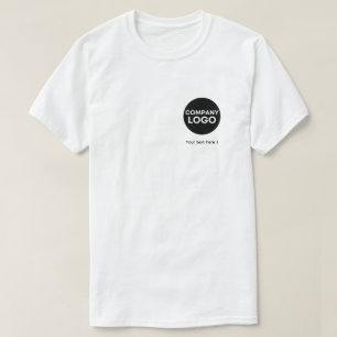 Camiseta Logotipo personalizado simples e Promocional de te
