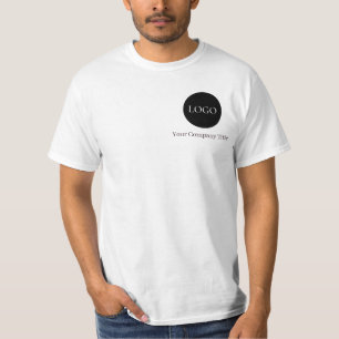 Camiseta Logotipo Personalizado Simples para Negócios para