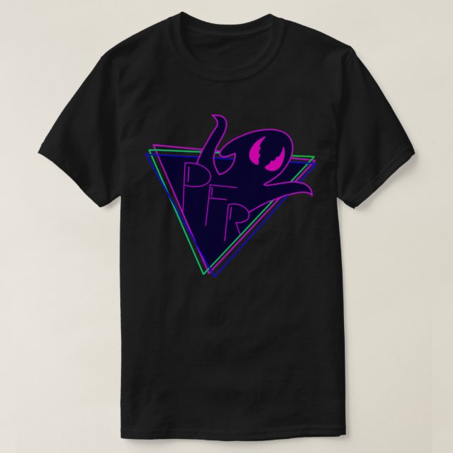 Camiseta Logotipo Phantom roxo (Frente do Design)