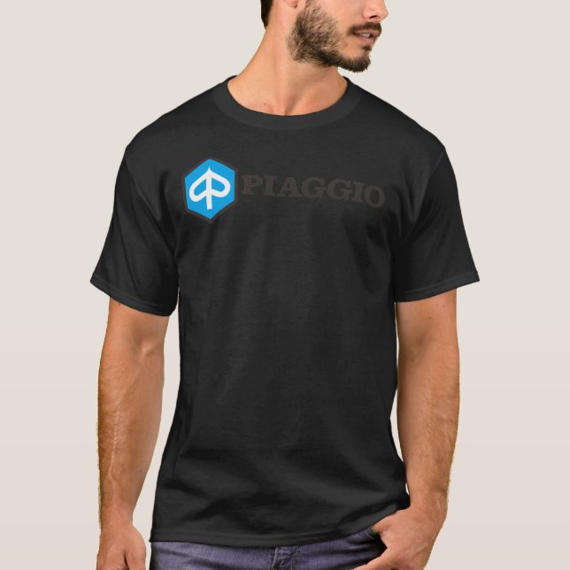 Camiseta Logotipo Piaggio Merchandise Essential  (Frente)