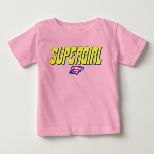 Camiseta Logotipo Pop Supergirl (Frente)