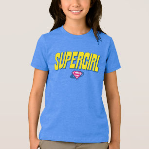 Camiseta Logotipo Pop Supergirl