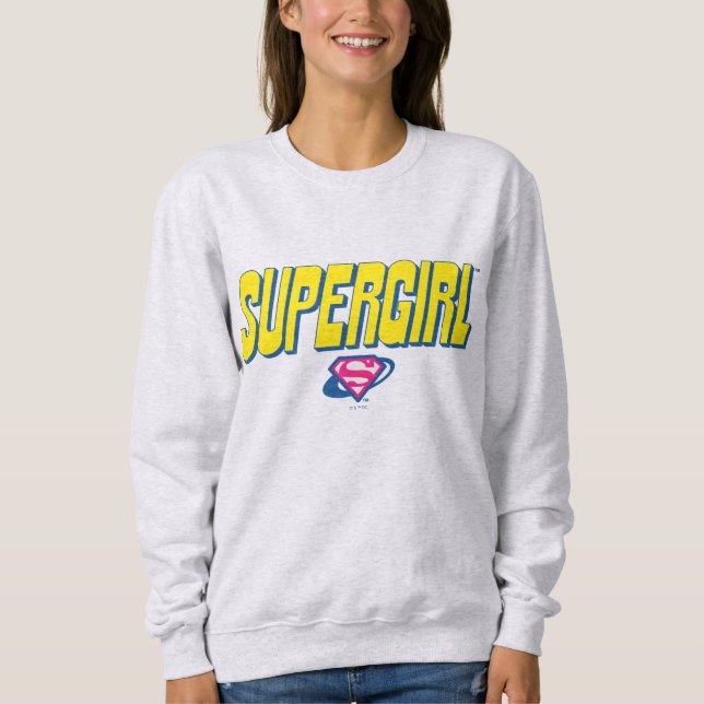 Camiseta Logotipo Pop Supergirl (Frente)