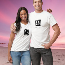 Camiseta logotipo preto da dança do Zouk