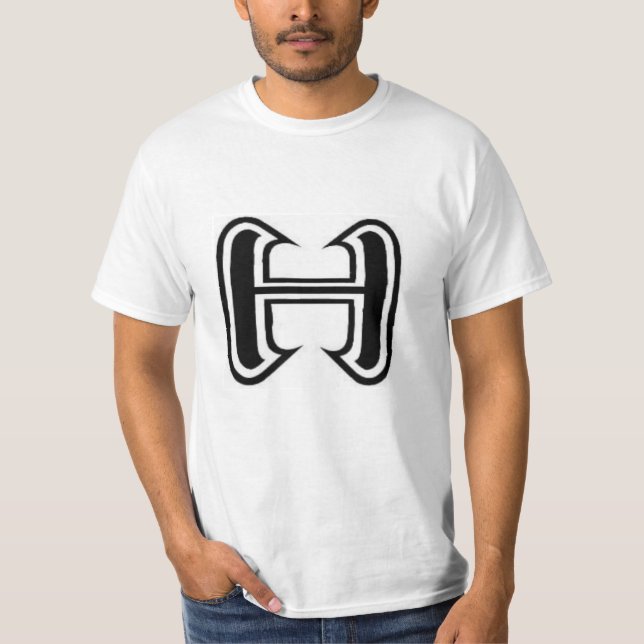 Camiseta Logotipo preto e branco (Frente)