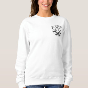Camiseta Logotipo preto e branco (apenas na frente) Sweatsh