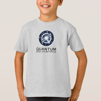 Camiseta Logotipo primário QSI - Texto preto - Crianças