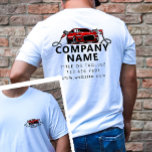 Camiseta Logotipo profissional de lavagem automática de car<br><div class="desc">Dê uma impressão duradoura com a Camisa Tripla-Blend do Logotipo de Lava para Automóveis Portáteis, projetada especificamente para profissionais do setor de detalhes automotivos e lavagem de carros móveis. Apresentando um design vermelho e arrojado e seu logotipo personalizado, esta camisa oferece uma aparência polida que diferencia sua empresa e mantém...</div>