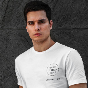Camiseta Logotipo Promocional Personalizado – Sem Pedido Mí
