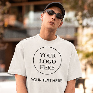 Camiseta Logotipo Promocional Personalizado – Sem Pedido Mí