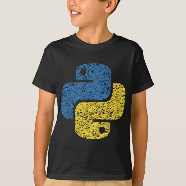 Camiseta Logotipo Python em relevo para Engenheiros (Frente)
