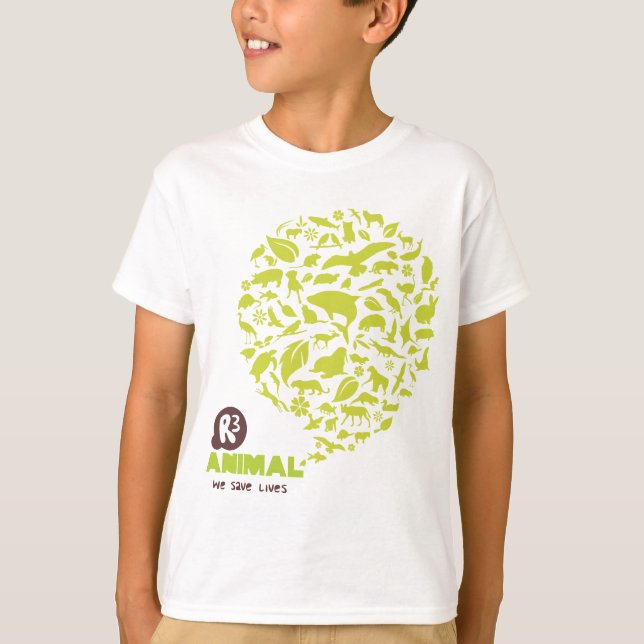 Camiseta Logotipo R3 Animal (Frente)