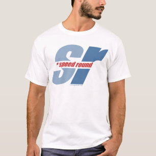 Camiseta Logotipo redondo 2010 da velocidade