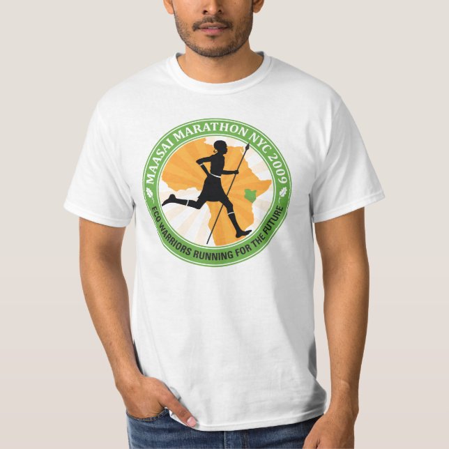 Camiseta Logotipo redondo Maasai Marathon 2009 (Frente)