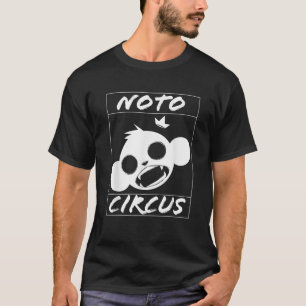 Camiseta Logotipo rei do macaco Noto Circus