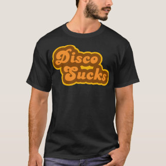 Camiseta Logotipo Retro 70s da Disco Sucks