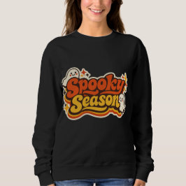 Camiseta Logotipo Retro Assustador de Halloween da Temporad