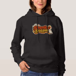 Camiseta Logotipo Retro Assustador de Halloween da Temporad