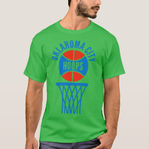 Camiseta Logotipo Retro de Oklahoma City Hoops