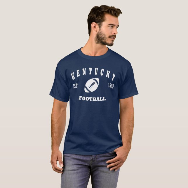 Camiseta Logotipo retro do futebol de Kentucky (Frente Completa)