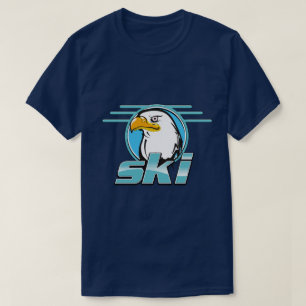 Camiseta Logotipo Retro Golden Eagle Ski