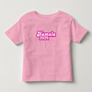 Camiseta Logotipo Rosa de Kamala Harris 2024 feminino