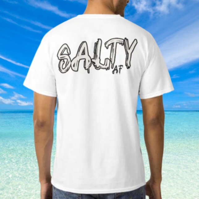 Camiseta Logotipo Salty AF (Criador carregado)