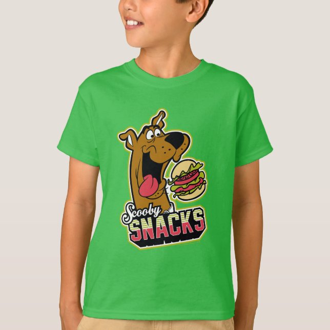 Camiseta Logotipo Scooby-Doo "Scooby Snacks" (Frente)