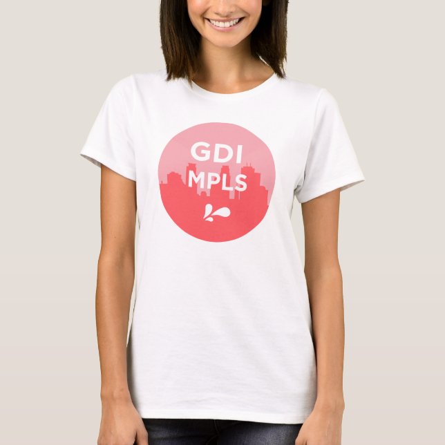 Camiseta Logotipo Slouchy do MPLS GDI (Frente)