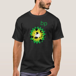 Camiseta Logotipo Spattered óleo de BP