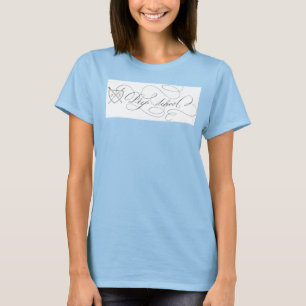 Camiseta Logotipo T da escola de preparação