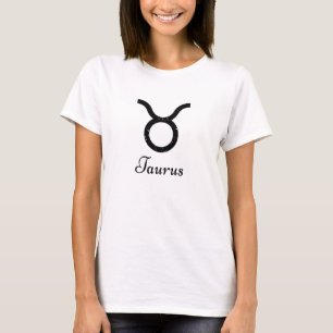Camiseta Logotipo Taurus Zodiac Preto