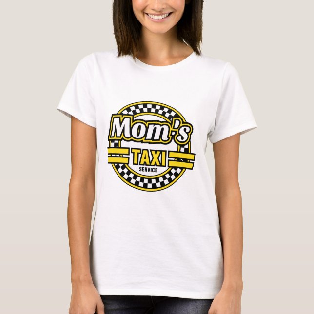 Camiseta Logotipo Taxi da mãe (Frente)
